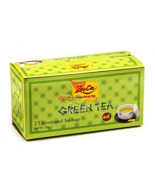 Zesta Green Tea (25 Env Tea Bags) 50g - Navalanka Super