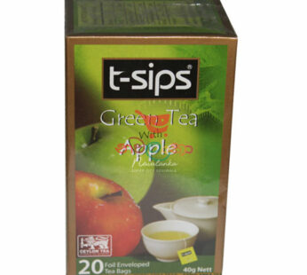 T-sips Green Tea With Apple (20 Tea Bags)