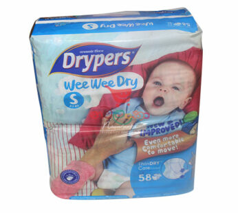 Drypers Wee Wee Dry 58pcs Small