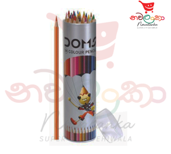 Doms 24 Colour Pencils Drum