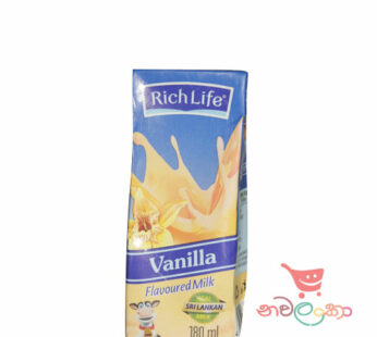 Rich Life Vanilla Flavoured Milk 180ml