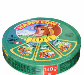 Happy Cow Cheese Pepper Round Box 140g
