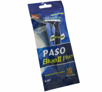 Paso Blue Ii Plus Razor 2pcs Pack