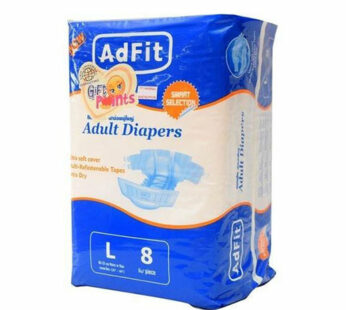 Ad Fit Adult Diapers  8pcs Large