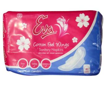 Eva Cotton Feel Wings 10 Sanitary Napkin