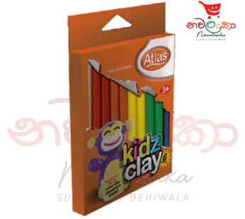 Atlas Kidz Clay 6 Colours 100g
