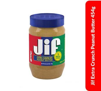 Jif Extra Crunch Peanut Butter 454g