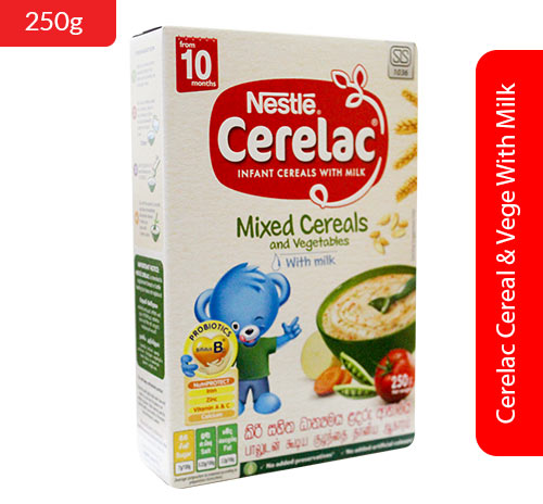 Cereal & Vege With Milk 250g