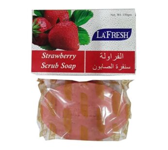 La Fresh Strawberry Scrub Soap 150g