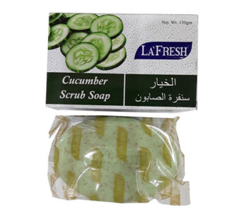 La Fresh Cucumber Scrub Soap 150g