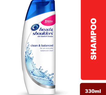 Head & Shoulder Clean & Balanced Shampoo 330ml