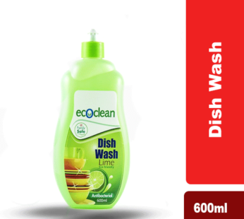 Eco Clean Dish Wash Plus Lime 600ml