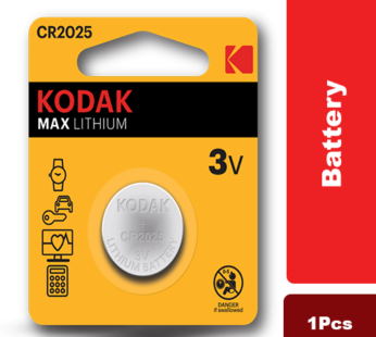 Kodak Battery Max Lithium CR2025 3V