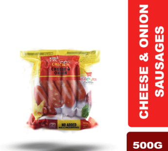 Krest  Cheese & Onion Sausages  500G