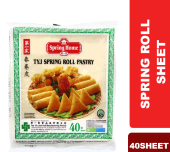 Tyj Spring Roll Pastry 40 Sheet