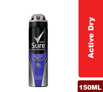 Sure Men Active Antiperspirant Deodorant 150ml
