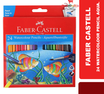 Faber Castell 24 Watercolour Pencils Aqua.