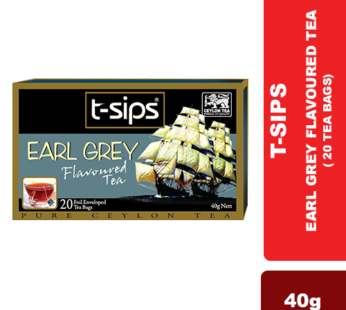 T-sips Earl Grey Black Tea – 20 Tea Bags