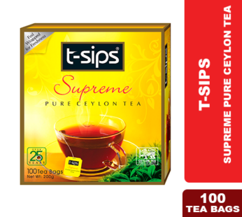 T-sips Supreme 100 Tea Bags 200g