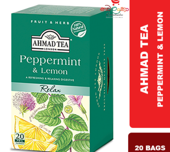 Ahmad Tea Peppermint & Lemon 20 Tea Bags