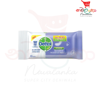 Dettol Anti-bacterial Wet Wipes Sensitive – 10wipes