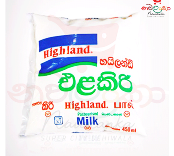 Highland Pasteurised Milk 450ml