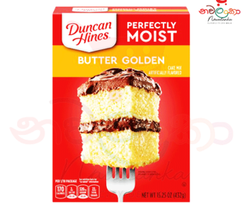 Duncan Hines Classic Butter Golden Moist Cake Mix 432g