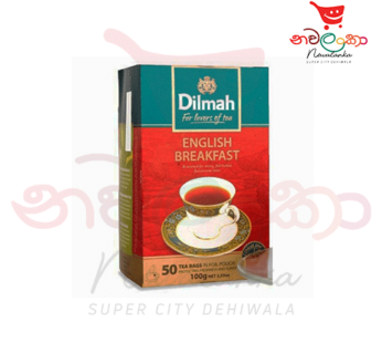 Dilmah English Breakfast 50 Tea Bags 100g (2g*50)
