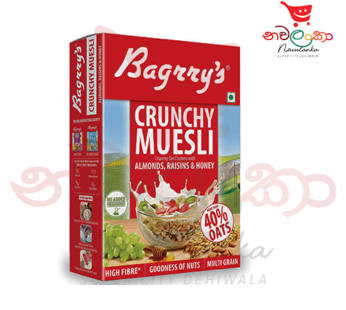 Bagrrys Crunchy Muesli Almonds, Raisins & Honey 200g