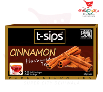 T-sips Cinnamon Flavoured Tea – 40g (20bags)