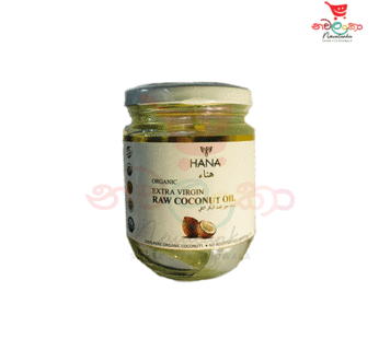 Hana Organic Extra Virgin Raw Coconut Oil 200ml