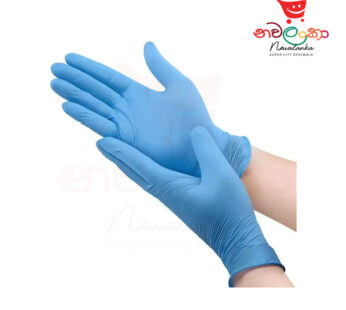 Palm Vinyl Gloves Large Blue 1Pair