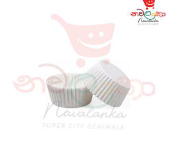 Cupcake Liners Color White 60 PCS (Medium)
